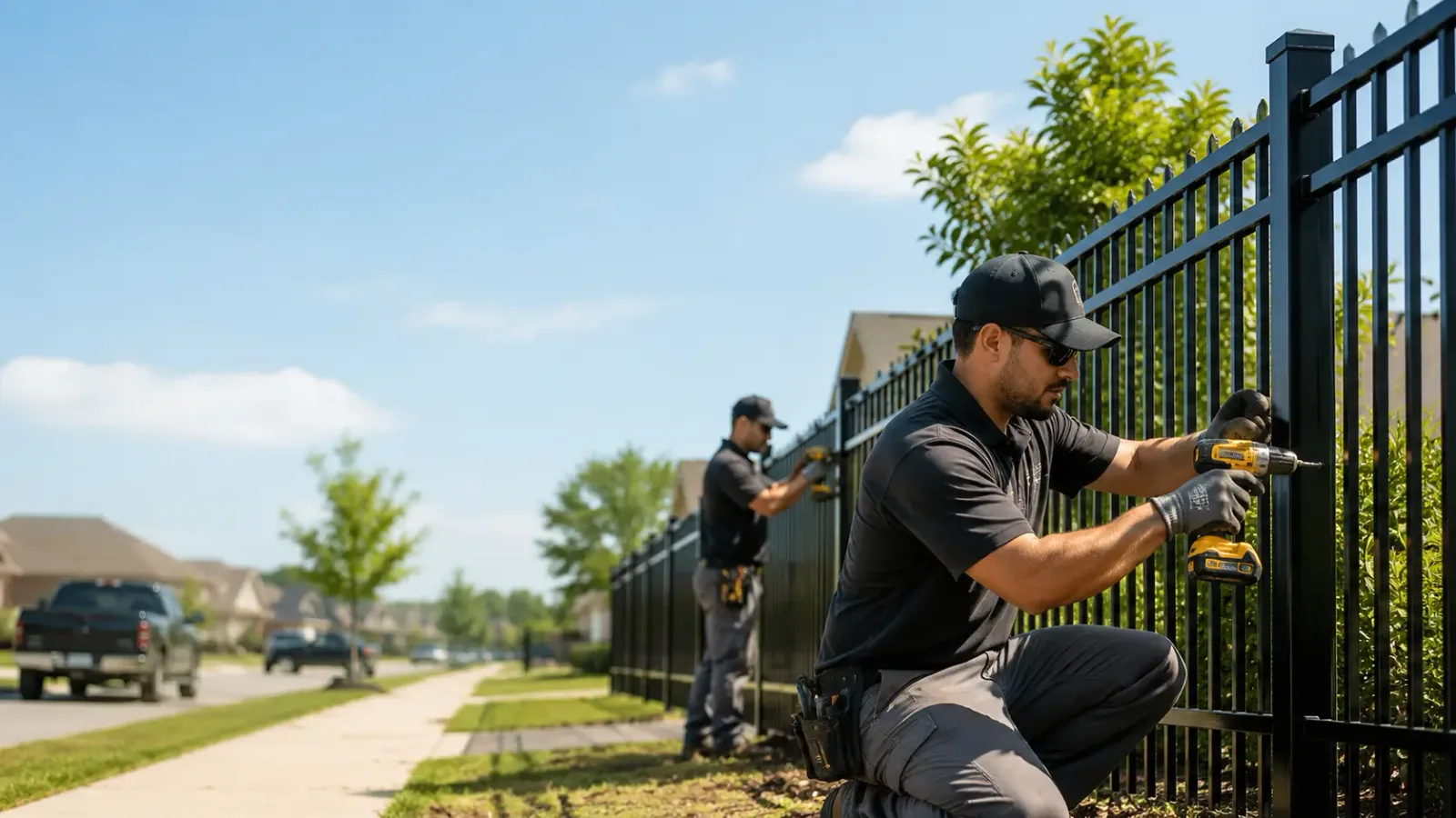 Metal Fence Installation in Blair, OK